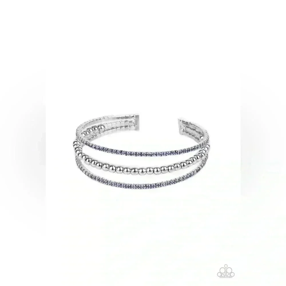Blue Cuff Bracelet